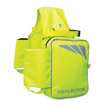 Reflector Saddle Pannier by Hy Equestrian - Yellow