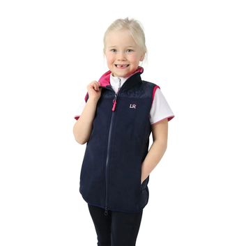 Sophia Gilet by Little Rider - Navy/Pink alternative