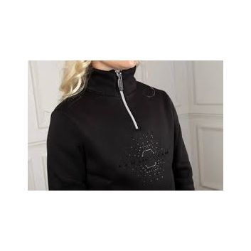 Coldstream Hamilton Sparkle Quarter Zip Black alternative