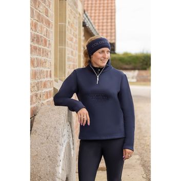 Coldstream Hamilton Sparkle Quarter Zip Navy