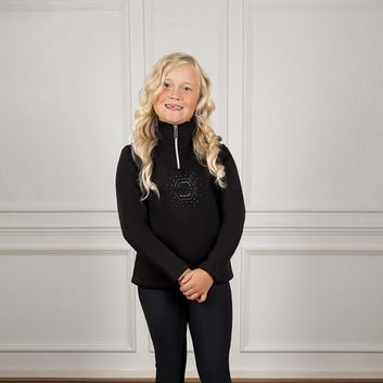 Coldstream Next Generation Hamilton Sparkle Quarter Zip Black alternative