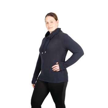 Hy Equestrian Elevate Essential Cowl Neck Navy alternative