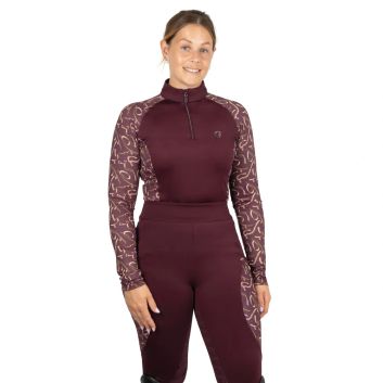 Hy Equestrian Elevate Heritage Base Layer Berry