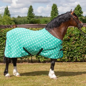 Supreme Products Dotty Fleece Rug Gorgeous Green