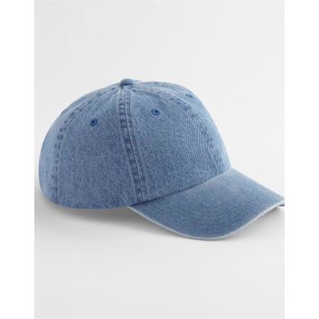 Beechfield Denim Cap Mid Blue