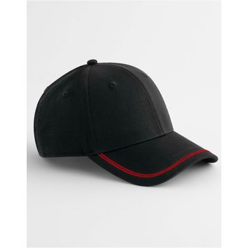 Beechfield Match Day Cap Black/Red
