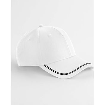 Beechfield Match Day Cap White/Black