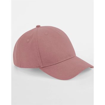 Beechfield Organic Cotton 5 Panel Cap Rose Pink