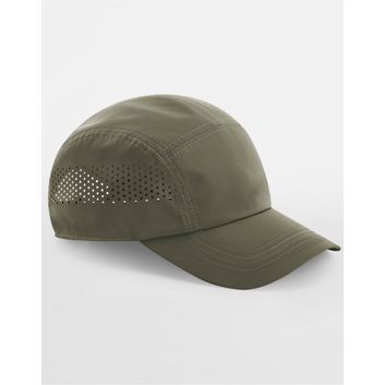 Beechfield Technical Running Cap Olive Green
