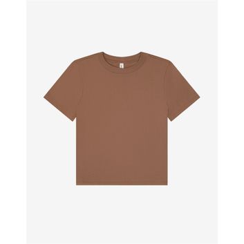 Bella Women's Heavy Boxy Tee Vintage Brown