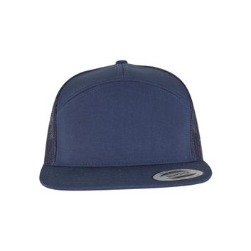 Flexfit 7 Panel Classic Trucker Cap Navy/Navy