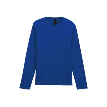 GILDAN Softstyle® Adult Long Sleeve T-Shirt Fan Deep Royal