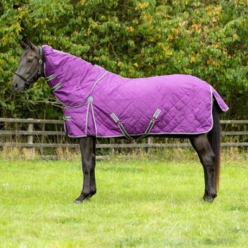 DefenceX Shield 100g Stable Rug with Detachable Neck - Purple
