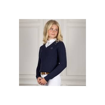 Coldstream Next Generation Clarkston Knitted V-Neck Jumper - Black