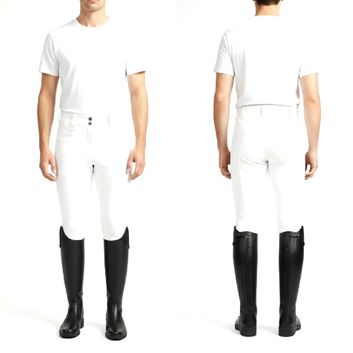 Whitaker B238m Hemsworth Mens Breeches White