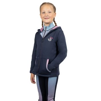 Lucky Star Zip Jacket By Little Rider - NAVY/PINK