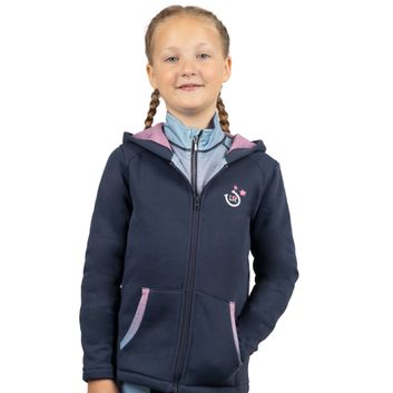 Lucky Star Zip Jacket By Little Rider - NAVY/PINK alternative
