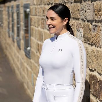 Coldstream Cairncross Long Sleeve Base Layer - White