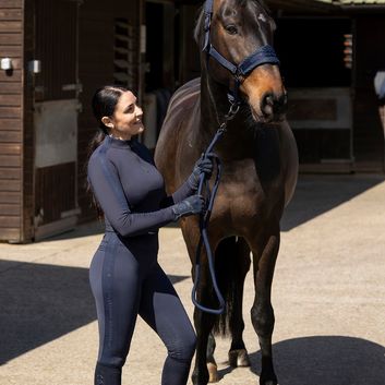 Coldstream Cairncross Riding Tights - Navy
