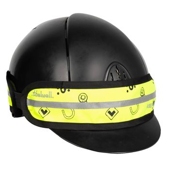 Reflector Thelwell Collection Elasticated Pattern Hat Band by Hy Equestrian alternative