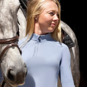 Coldstream Jedburgh Long Sleeve Base Layer - Maya Blue alternative