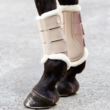 Coldstream Gordon C-Flex Air Flow Brushing Boots (Pack of 2) - Latte alternative