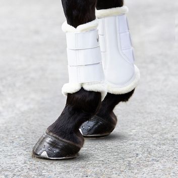 Coldstream Gordon C-Flex Air Flow Brushing Boots (Pack of 2) - White