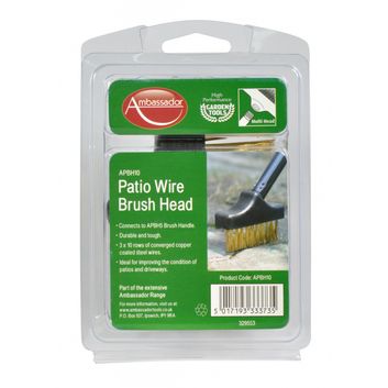 Ambassador Patio Wire Brush Head