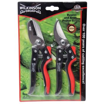 Wilkinson Sword Bypass &amp; Anvil Pruner Set