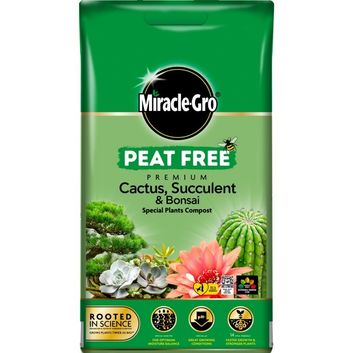 Miracle-Gro Peat Free Cactus &amp; Bonsai Compost
