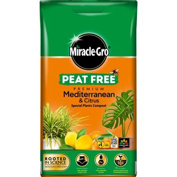 Miracle-Gro Peat Free Premium Mediterranean &amp; Citrus Compost