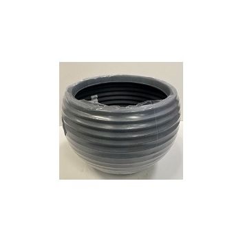Kaemingk Jamie Plastic Round Planter Grey alternative