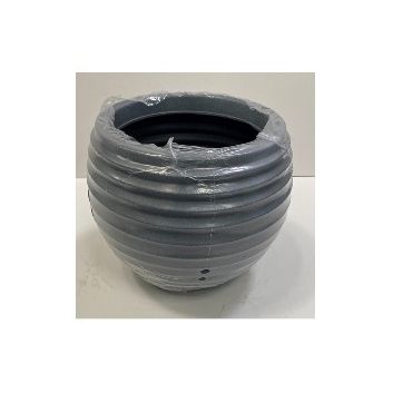 Kaemingk Jamie Plastic Round Planter Grey