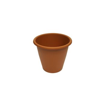 Thumbs Up Terracotta Plastic Round Planter
