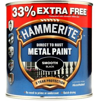 Hammerite Metal Paint Smooth 750ml + 33% Free alternative