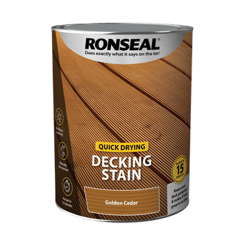 Ronseal Quick Drying Decking Stain 5L