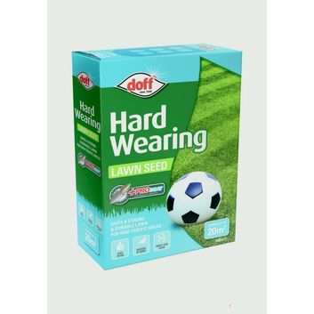 Doff Hardwearing Lawn Seed With Procoat - 500g
