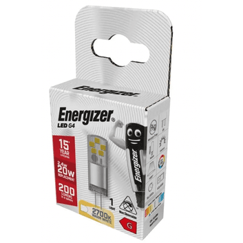 Energizer LED G4 200lm 2700k Warm White