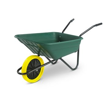 Walsall Wheelbarrow The Shire Green Poly Barrow