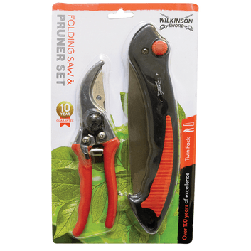Wilkinson Sword Folding Saw &amp; Pruner Set