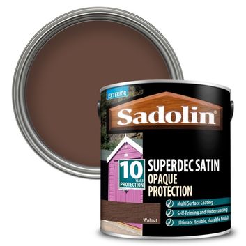 Sadolin Superdec Opaque Woodstain Gloss - Walnut 2