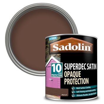 Sadolin Superdec Opaque Woodstain Gloss - Walnut 2 alternative