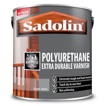 Sadolin Polyurethane Extra Durable Varnish Clear Satin alternative
