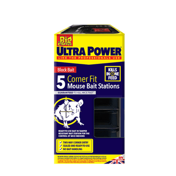 Ultra Power Corner Fit Mouse Bait Station