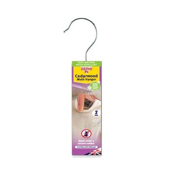 Zero In Cedarwood Moth Hangers
