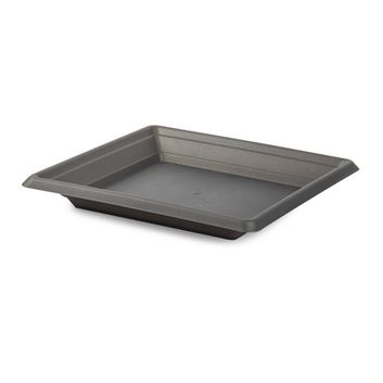 Plasticforte Square Saucer Anthracite