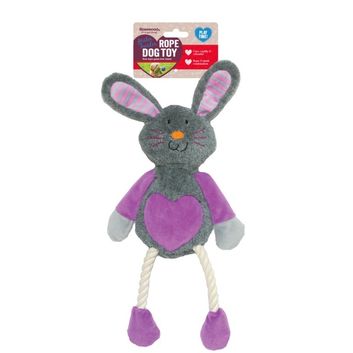 ROSEWOOD Mister Twister Ruby Rabbit Rope Dog Toy