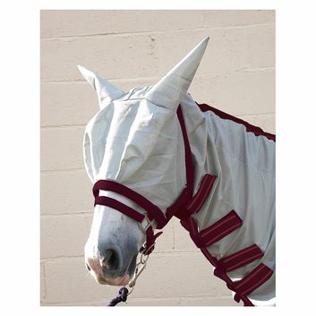 DefenceX Shield Guardian Evolution UV Combi Fly Rug with Mask - White/Purple alternative