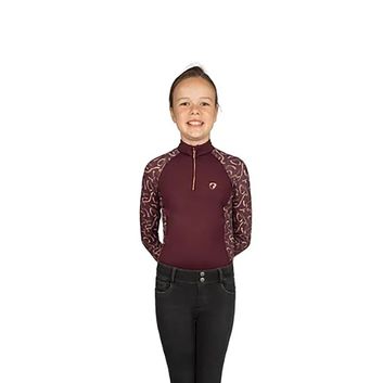 Hy Equestrian Elevate Heritage Mizs Base Layer - Berry alternative