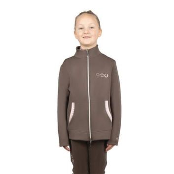 Lucky Pony Zip Jacket by Little Rider - GREY/PINK alternative